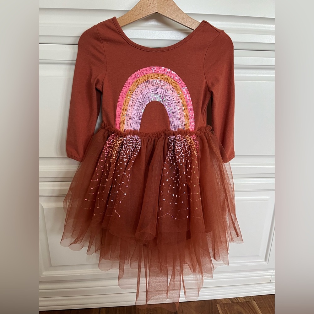 Cotton On tulle rainbow dress
